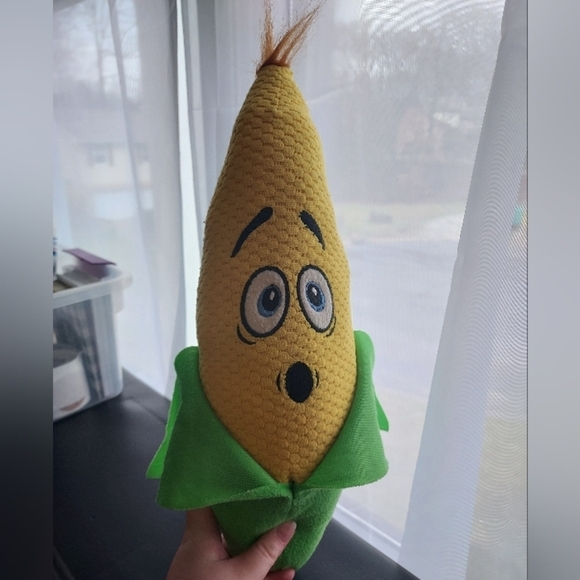 Nanco Corn Cobb Ear Husk Plush 16" Suprised Stuffed Soft - Picture 2 of 9